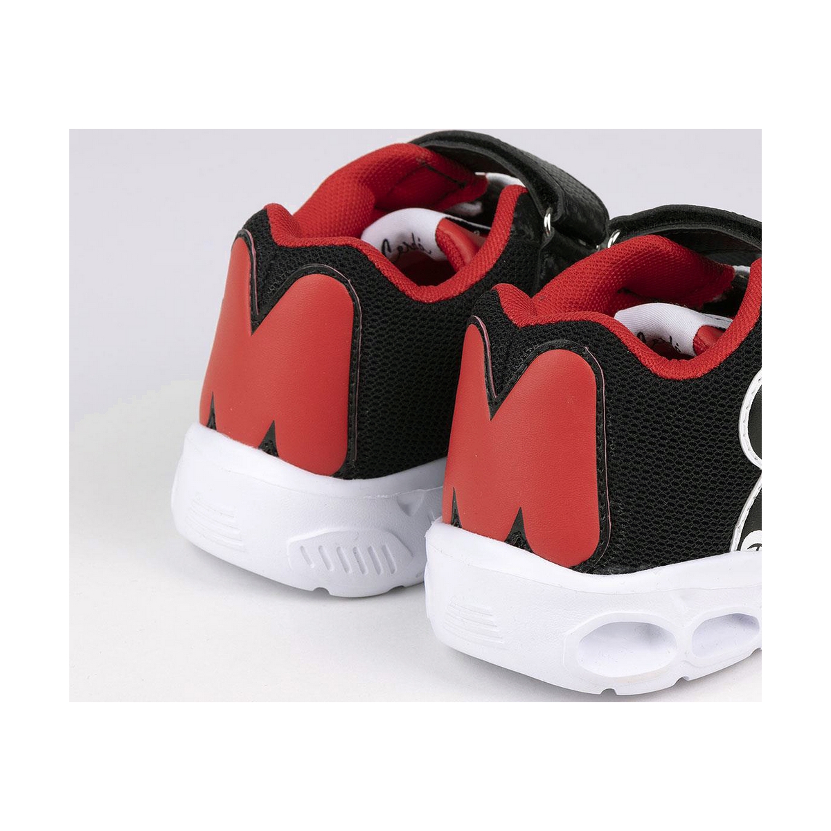 LED lenkkarit Mickey Mouse Musta